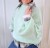 Sweter oversize miętowy