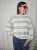 Bluza w paski zielone